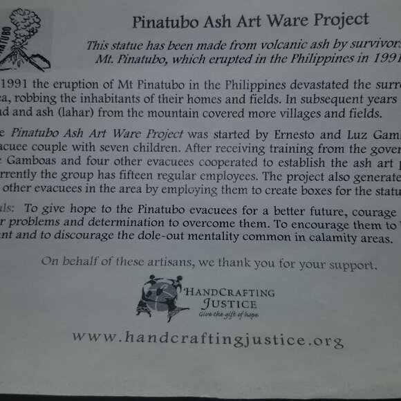 Last Supper Pinatubo Ash art project - Picture 2 of 2